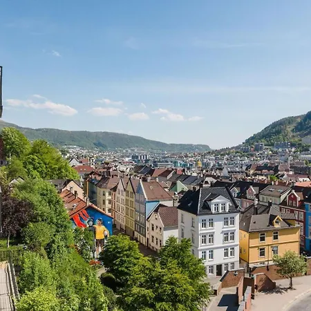 Modern With Panoramic View In Apartment Bergen
